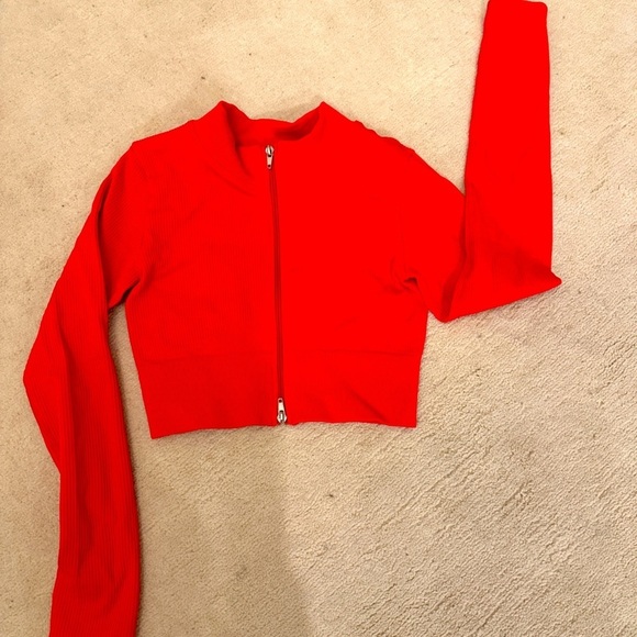 Ribbed crop top - Picture 1 of 2